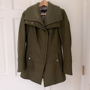 Green Steve Madden Wool Blend Coat - S